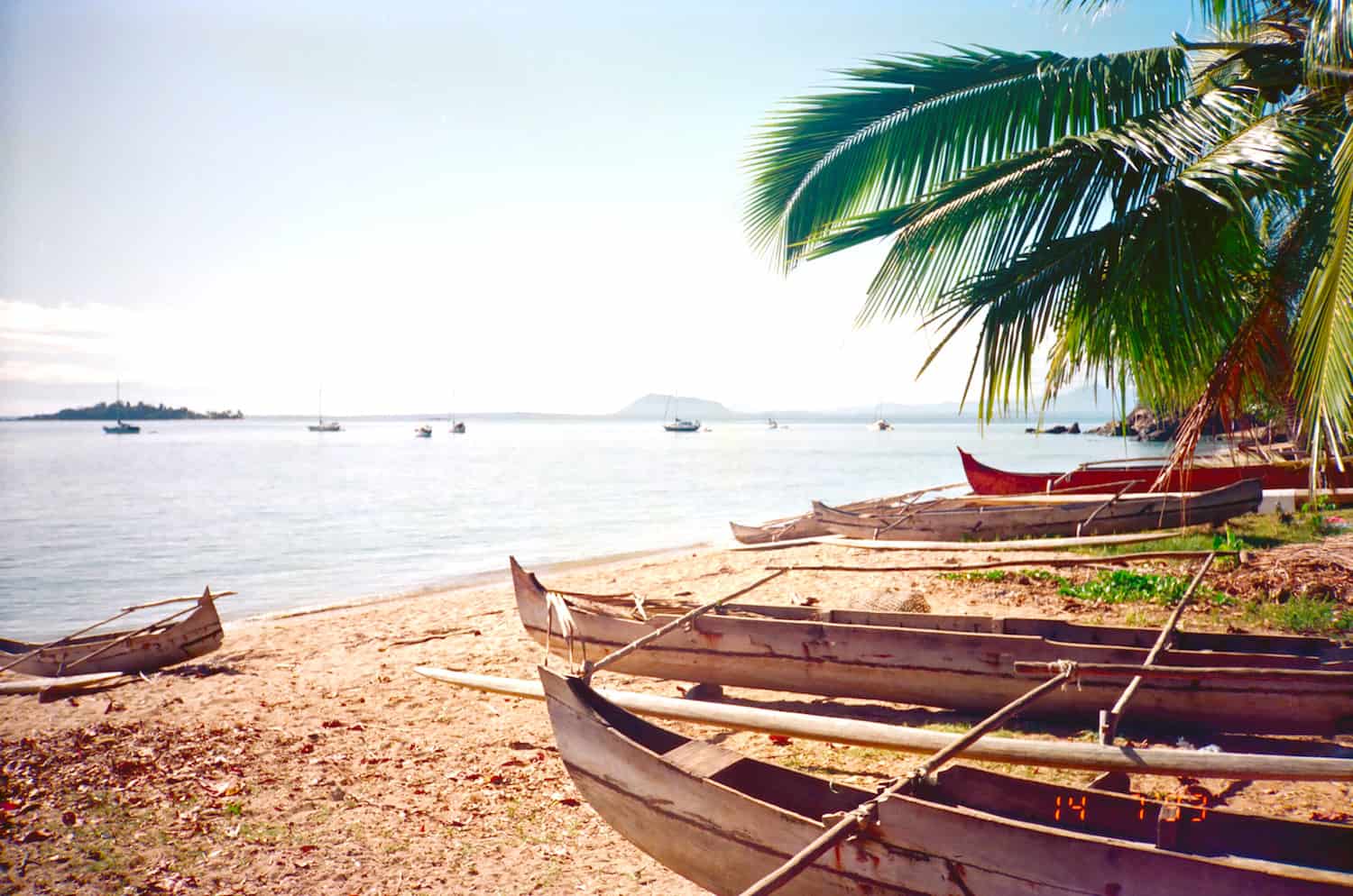 Pirogue in Madagascar