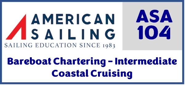 asa 104 bareboat chartering intermediate coastal cruising banner