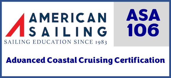 asa 106 advanced coastal cruising certification banner