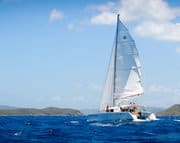 katlo sailing catamaran in the bvis