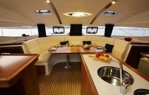 nautitech 44 catamaran interior