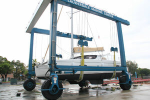 catamaran haul out