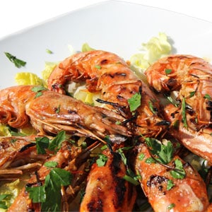 prawns beer peri peri sauce