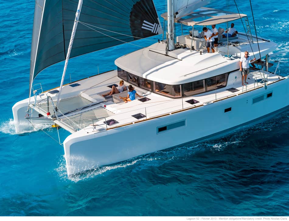 Lagoon 52 catamaran exterior