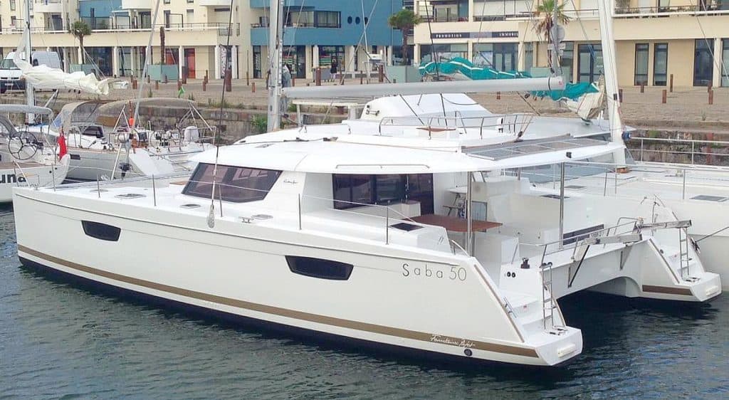 Saba 50 sailing catamaran