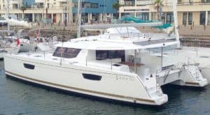 Saba 50 sailing catamaran