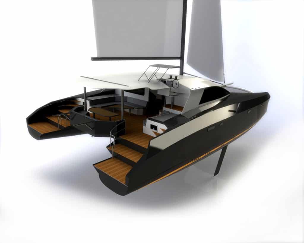 McConnaghy S49 Aft | The Catamaran Gurus McConnaghy S49 Aft