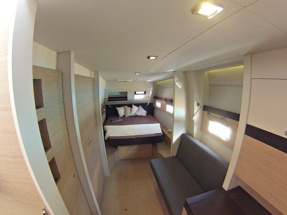Bali 4.5 catamaran stateroom