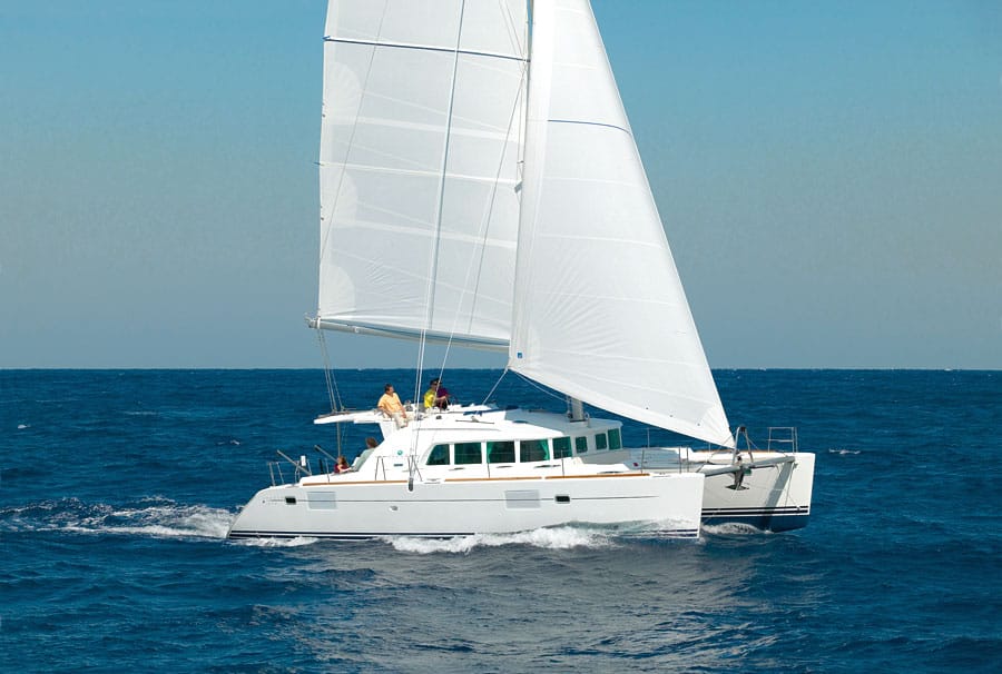 catamaran charter boat for sale