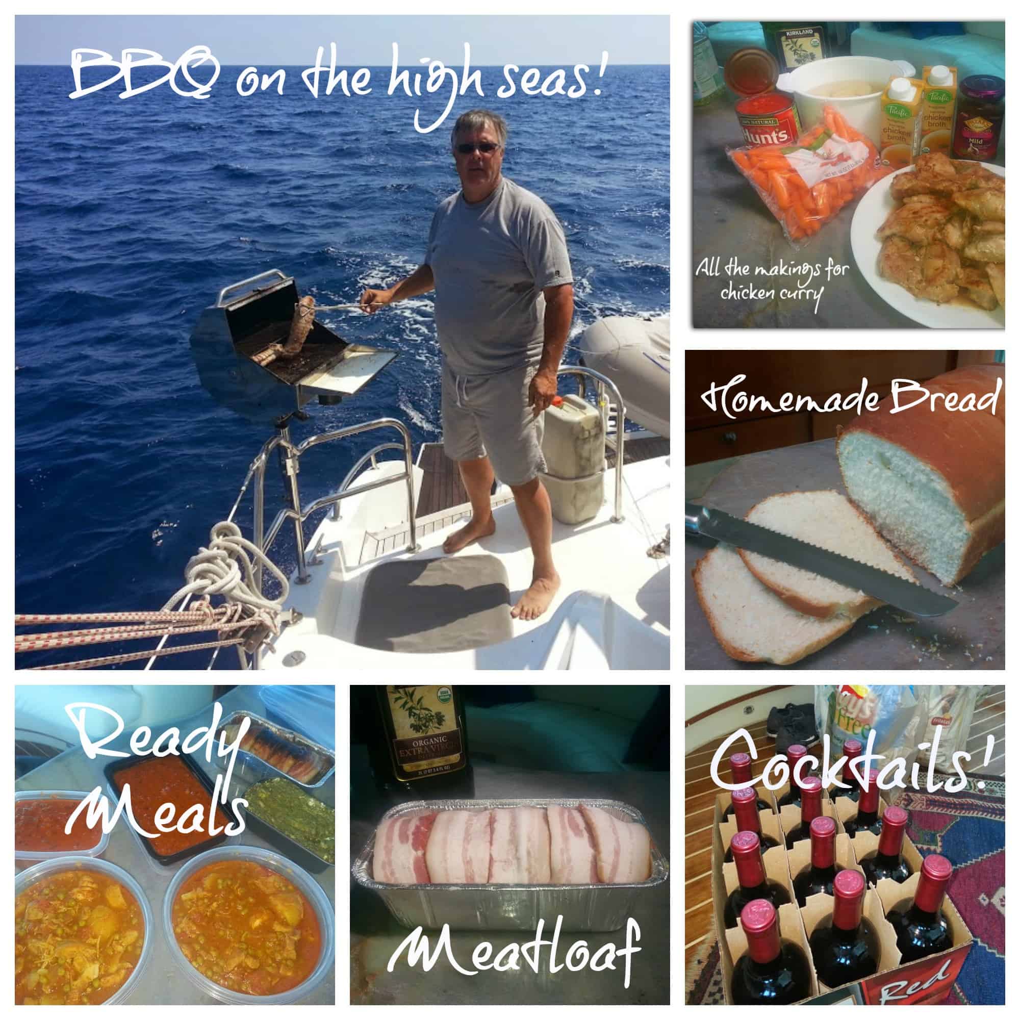 provisioning for ocean passage requires detailed planning