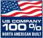 100% us made logo
