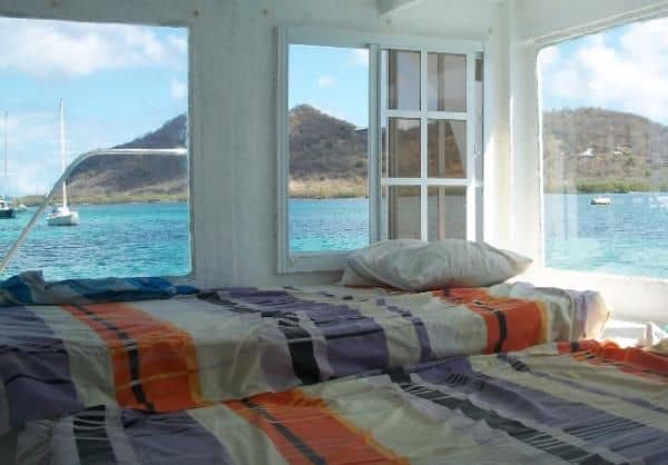 1989 fincat power catamaran cabin