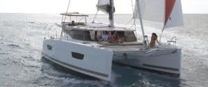 Lucia 40 sailing catamaran
