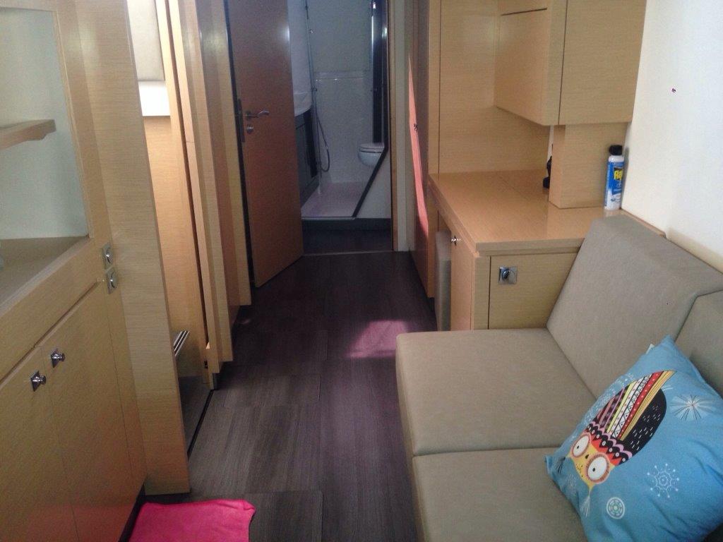 Helia 44 owner's cabin