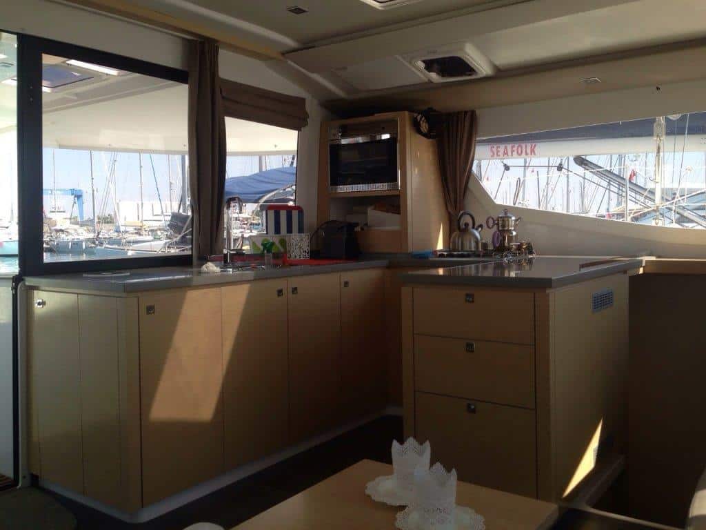 Helia 44 galley