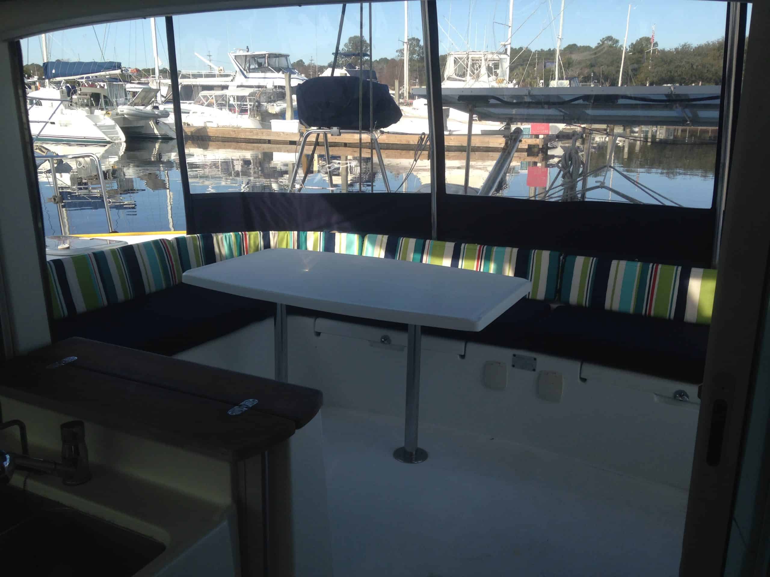 Lagoon380 cockpit 3