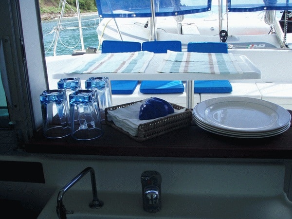 Lagoon380 galley 2