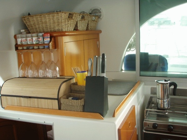 Lagoon380 galley