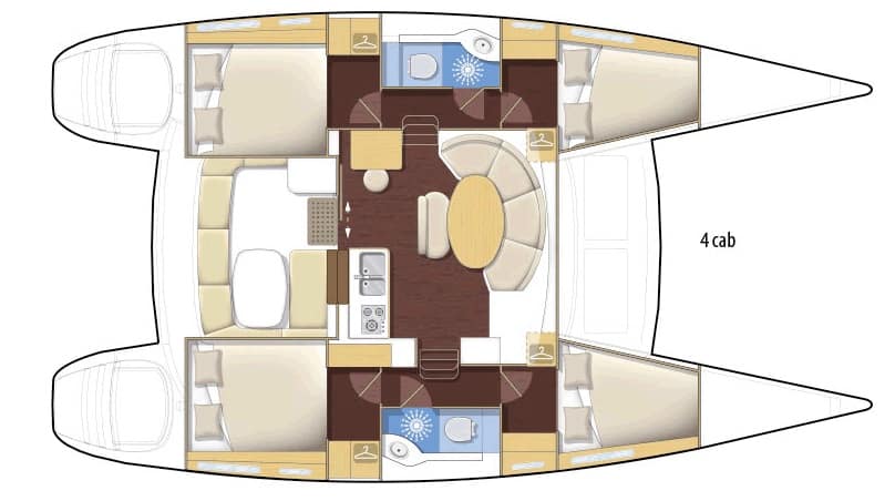 Lagoon380 layout