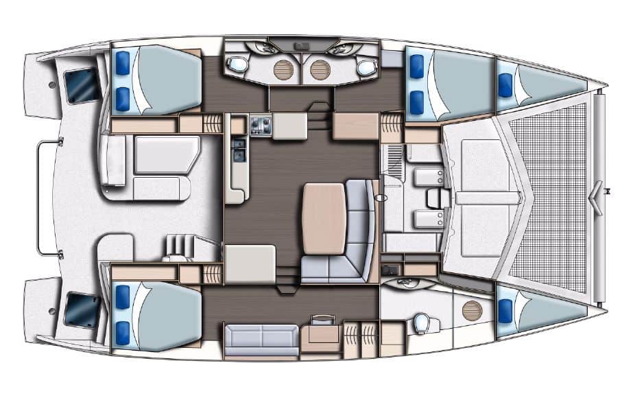 Leopard 44 layout