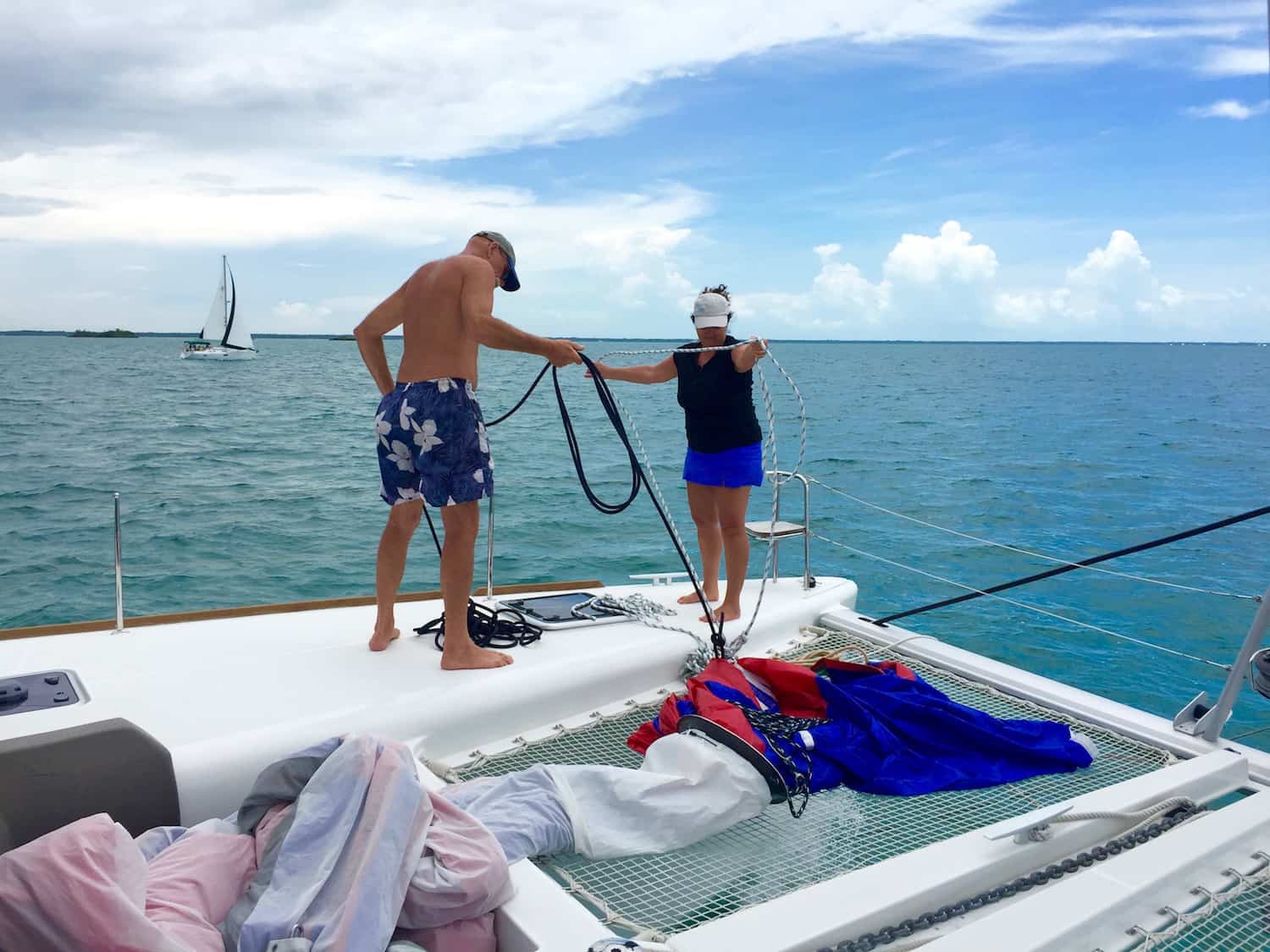 Abacos catamaran racing