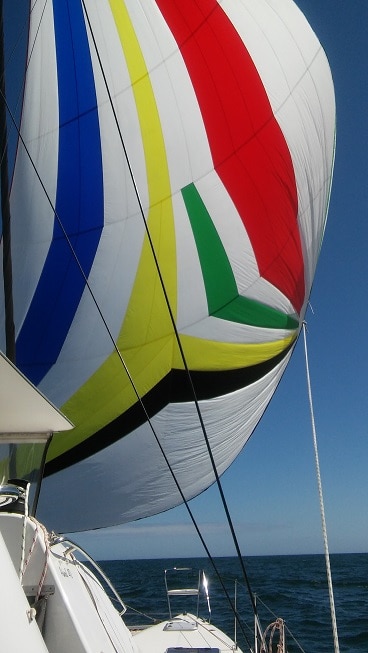 Admiral 40 spinnaker