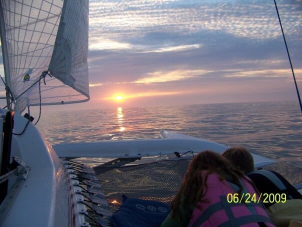 passage making catamaran