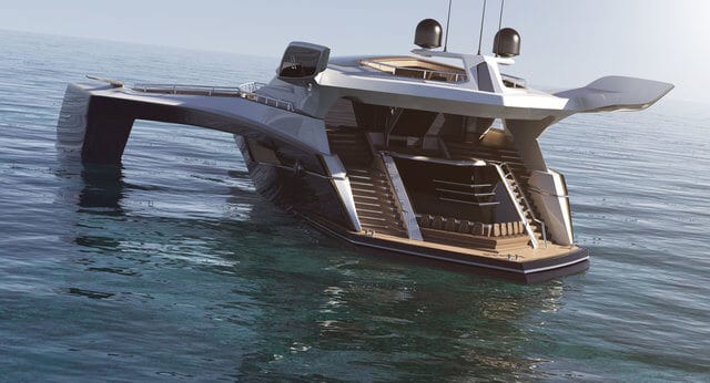 czyzewski design trimaran aft