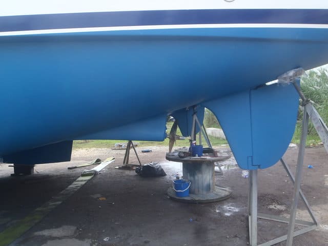fsbo 2006 leopard 43 rudder keel prop