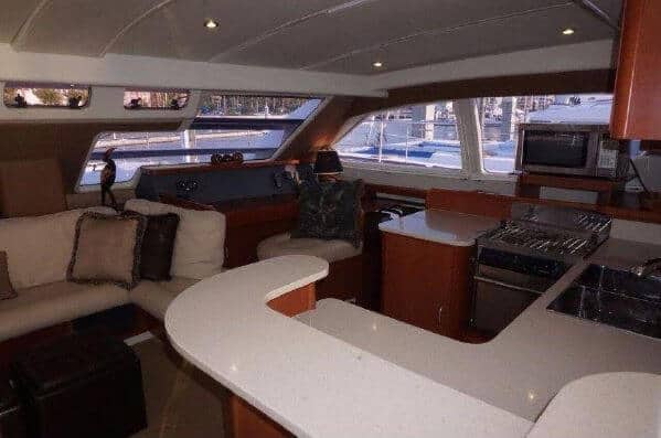 gypsies palace leopard 47pc catamaran galley