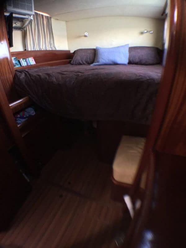 valkyrie catana 582 charter boat cabin 2