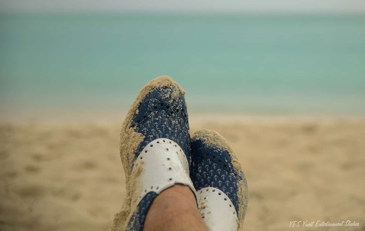 Biion boat shoes in sand