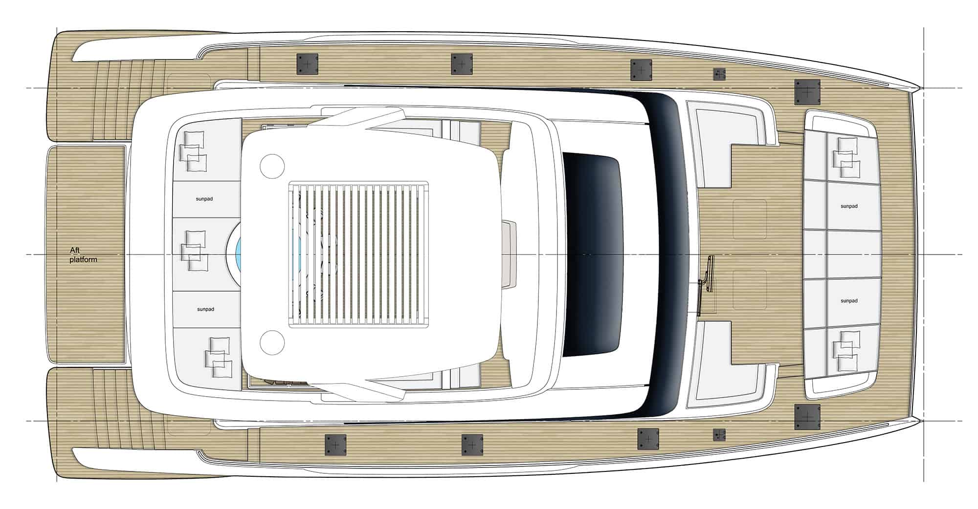 80 sunreef power deck layout
