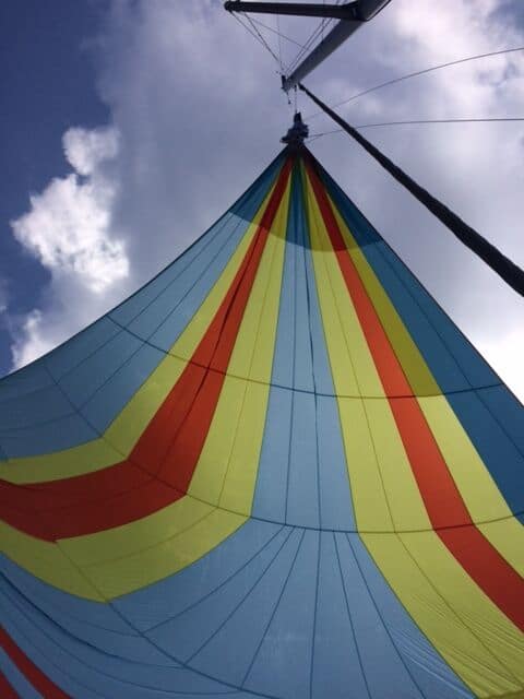 colorful sail of 2008 leopard 46 for sale by owner