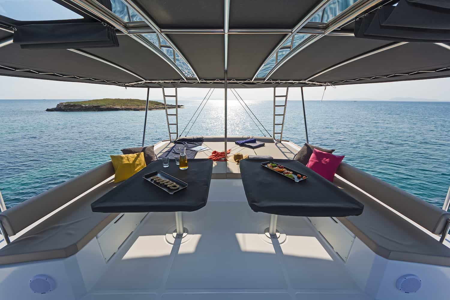 catamaran living space