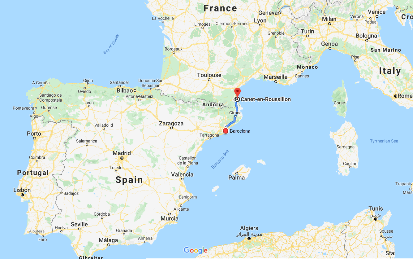 catamaran guru drive barcelona canet france