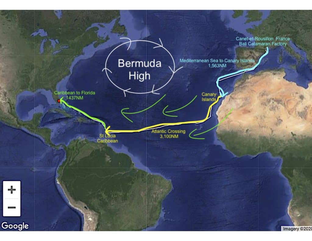Chart atlantic crossing 1