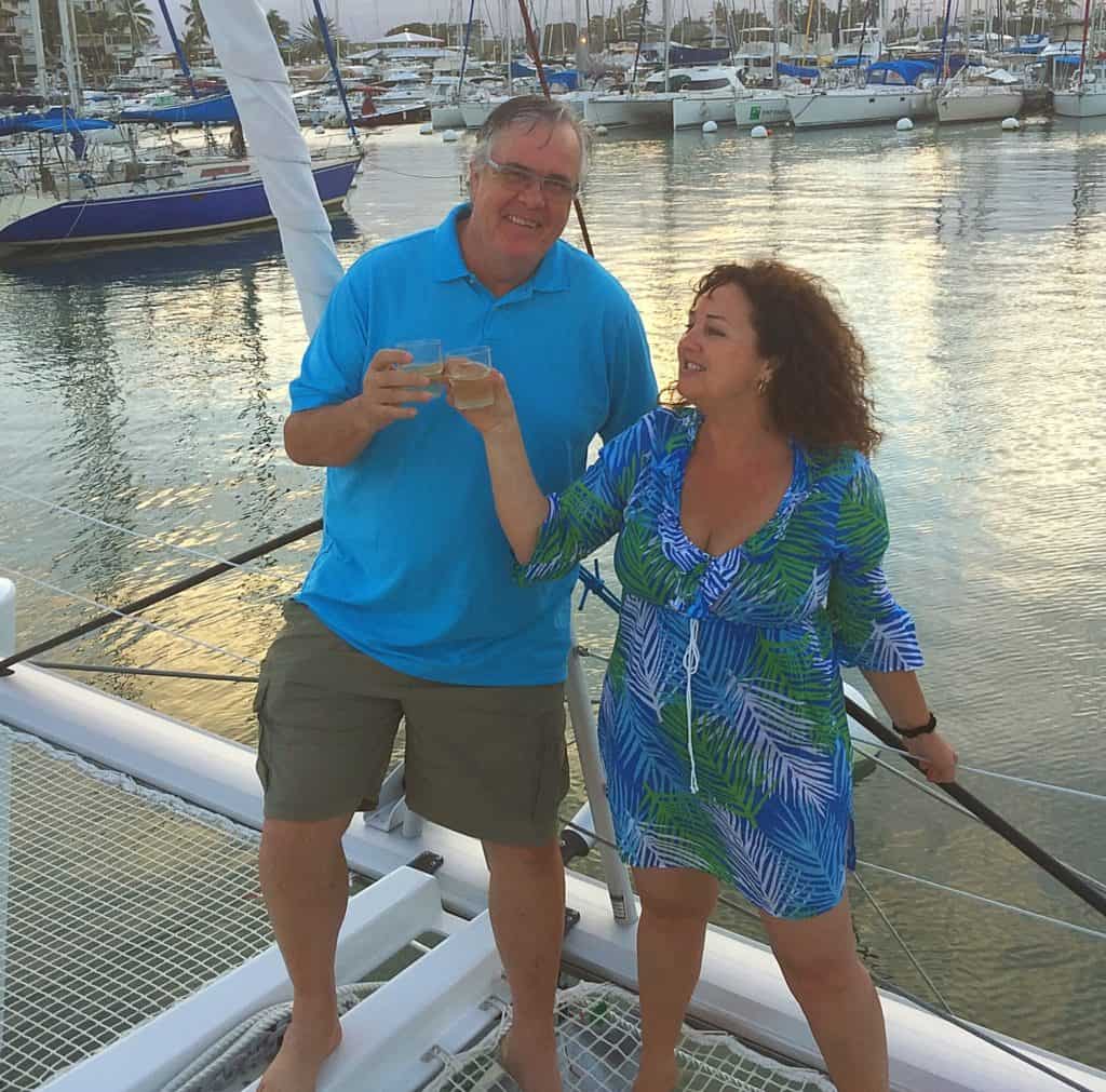 zuri christening with owners stephen and estelle cockcroft | The Catamaran Gurus zuri christening with owners stephen and estelle cockcroft