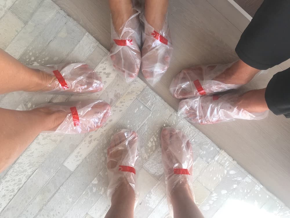 Catamaran spa feet