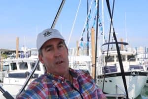 charter boat owner in the boat as a business program discussing his experience with ownership