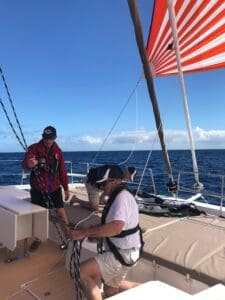 catamaran-guru-arc-rally-crusiers-2019-start-z3-under-sail-2 | The Catamaran Gurus