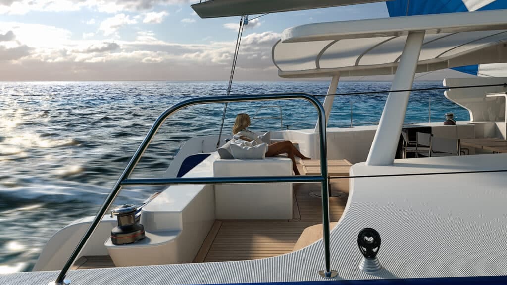 tan-66-cockpit | The Catamaran Gurus tan 66 cockpit