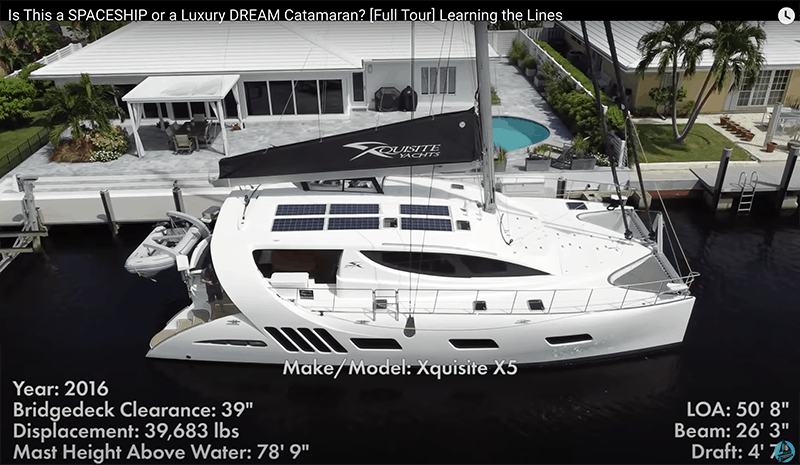 used xquisite x5 catamaran for sale