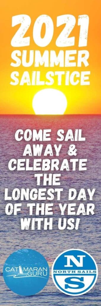 Summer Sailstice Flyer | The Catamaran Gurus Catamaran sailing event