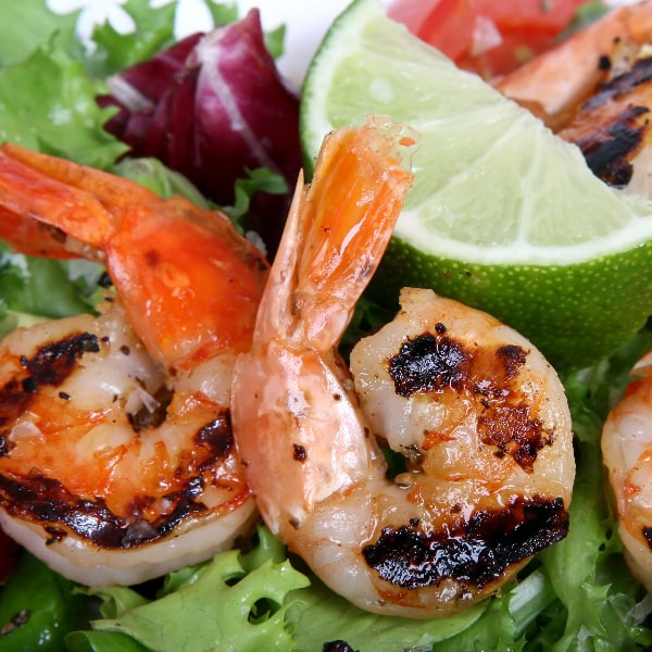 Cilantro Lime Shrimp with Mango Avocado Salsa