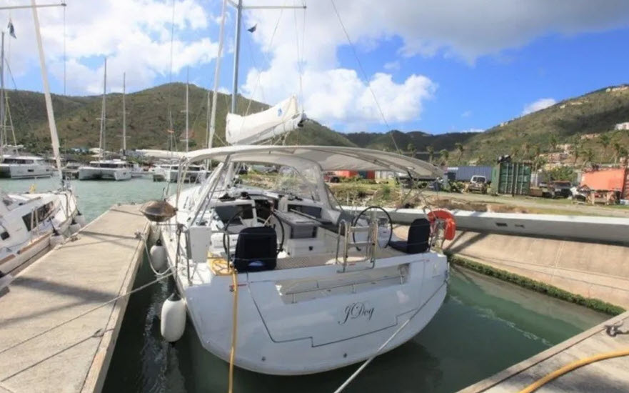 jdog a beneteau oceanis 48 purchased by marla and mark dominguez using michel benarrosh as a yacht broker to purchase and place the boat into the fleet at bvi yacht-charters | The Catamaran Gurus jdog a beneteau oceanis 48 purchased by marla and mark dominguez using michel benarrosh as a yacht broker to purchase and place the boat into the fleet at bvi yacht-charters