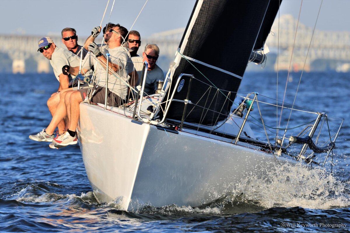 brad kauffman and sailing team racing sailboats in annapolis | The Catamaran Gurus brad kauffman and sailing team racing sailboats in annapolis