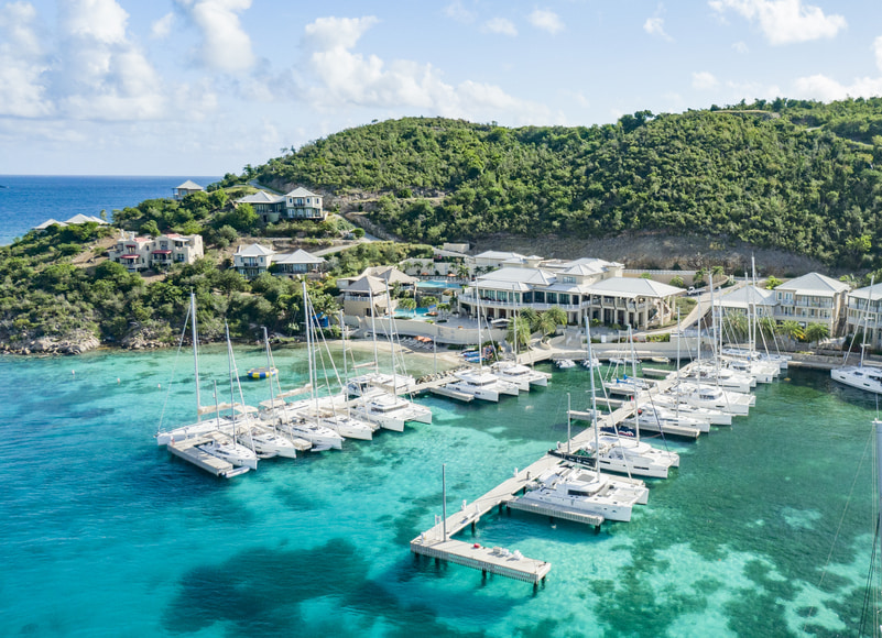 scrub island marina location for catamaran guru
