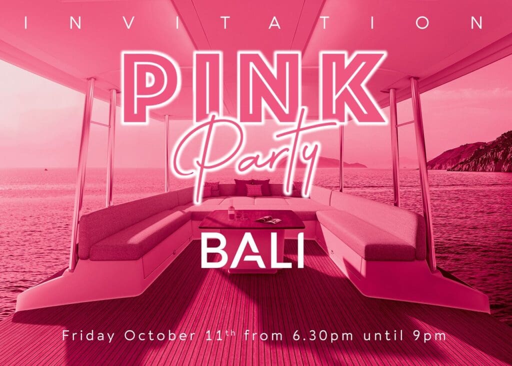 Pink Party invitation | The Catamaran Gurus