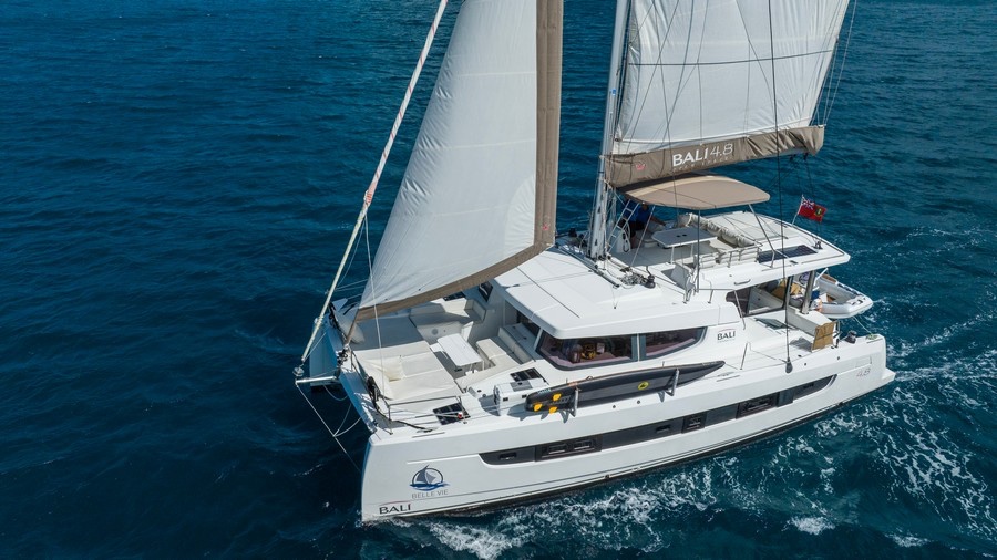 1 Belle Vie Exterior (Airial 1) (1) | The Catamaran Gurus